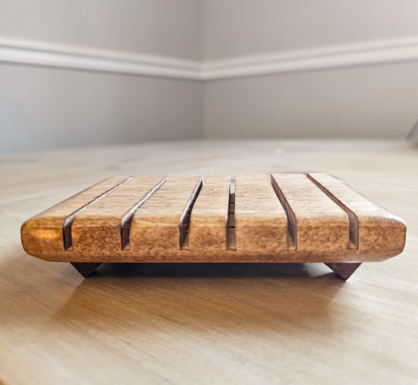 Handmade Hardwood (Birch) Shower Steamer Stand